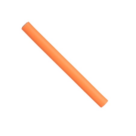 12 Papillots cortos naranjas Eurostil